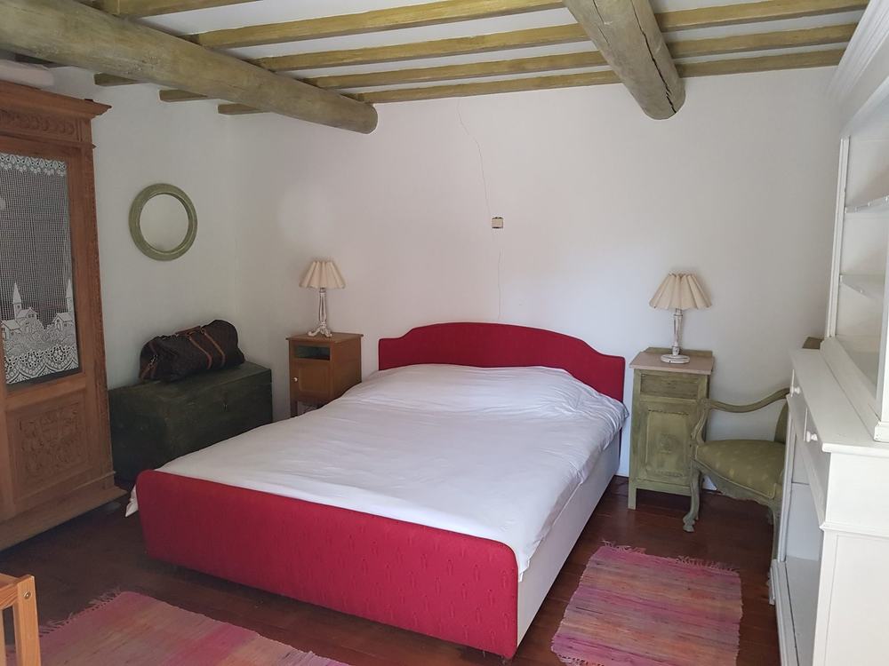 La chambre verte au rez-de-chaussée